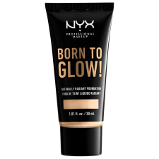 NYX Professional Makeup Born To Glow Naturally Radiant Foundation .Nude Alapozó 30 ml smink alapozó