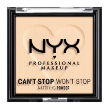 NYX Professional Makeup Can't Stop Won't Stop Mattifying Powder púder 6 g nőknek 01 Fair arcpúder