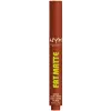NYX Professional Makeup Fat Matte Smooth Color Lipstick 06 Beary Nude, 2 g
