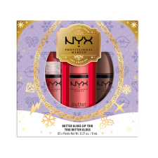 NYX Professional Makeup Mrs Claus Oh Deer Butter Gloss Trio Szett kozmetikai ajándékcsomag