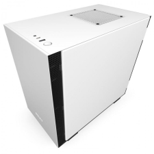 NZXT H210 táp nélküli ablakos Mini-ITX ház matt fehér-fekete (CA-H210B-W1) (CA-H210B-W1) számítógép ház