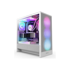 NZXT H5 Flow RGB (2024) All White (CC-H52FW-R1) számítógép ház