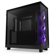 NZXT H6 Flow RGB fekete számítógép ház