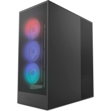 NZXT H7 Flow 2024 RGB Midi torony számítógépház - Fekete számítógép ház