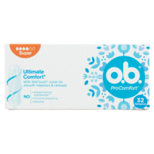 O.B. ProComfort Super tampon 32 db intim higiénia
