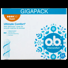 O.B. ProComfort Super tampon 54 db intim higiénia