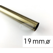 Óarany színű fém karnisrúd 19 mm átmérőjű - 300 cm karnis, függönyrúd