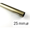  Óarany színű fém karnisrúd 25 mm átmérőjű - 160 cm