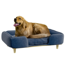 Oasom Kutyafekhely kisállat kanapé luxus kutyaágy 96x66x24 cm fekvőhely levehető és mosható kárpitozás szállítóbox, fekhely kutyáknak