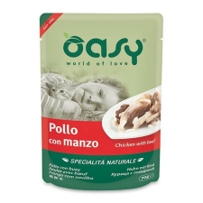 Oasy Cat Alutasak Natural Chicken&Beef 70g macskaeledel