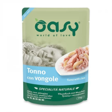 Oasy Cat Alutasak Natural Tuna & Clam 70g macskaeledel