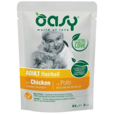  Oasy Cat Alutasakos Chunks in Gravy Adult Hairball 85g macskaeledel
