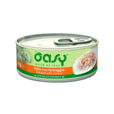 Oasy Cat Konzerv Natural Chicken&Cheese 70g macskaeledel