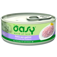 Oasy Cat Konzerv Natural Kitten Chicken 70g macskaeledel