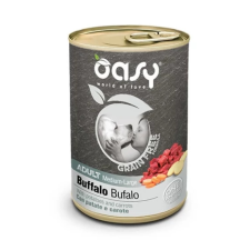  Oasy Dog Konzerv GF Adult Medium/Large Buffalo konzerv kutyáknak 400g kutyaeledel