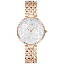 Obaku V256LXVISV női karóra - valódi gyémánt díszítéssel karóra