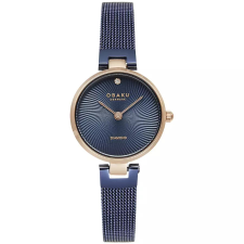 Obaku V256SXVLML női karóra - valódi gyémánt díszítéssel karóra