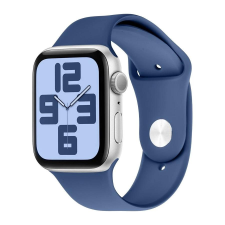 OBAL:ME szilikon szíj Apple Watch 42-49mm M-L készülékhez kék okosóra kellék