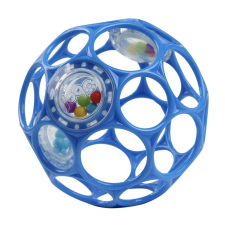 Oball Rattle csörgős labda, kék, 10cm, 0m+ készségfejlesztő