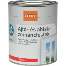 OBI ablak- és ajtólakk, vízzel higítható fehér, fényes, 375 ml lakk, faolaj