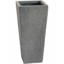OBI Calais virágcserép, 24 cm x 24 cm, antracit kerti dekoráció
