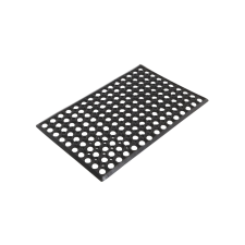 OBI gumigyűrűs lábtörlő fekete 40 cm x 60 cm lakástextília