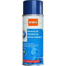 OBI lakkspray vizes bázisú színes selyemfényű enciánkék 400 ml aeroszolos termék