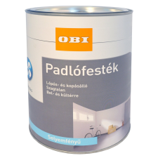OBI padlófesték, oxidvörös, selyemfényű, 2,5 l beton- és padlóbevonat