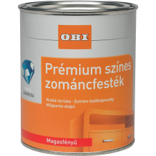 OBI Premium színes zománcfesték oldószeres agyagbarna, magasfényű, 750 ml zománcfesték