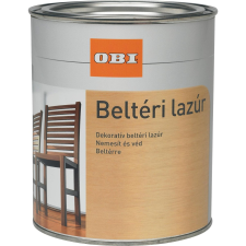 OBI vékonylazúr vízzel higítható sötét dió 750 ml favédőszer és lazúr