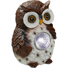  OBI Visso LED-es napelemes lámpa bagoly kültéri világítás