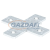 OBO 1124697 GMS 5 VP X V2A Összekötő Lemez X-alak 150x150x40x4mm rozsdamentes acél