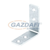 OBO 1124703 GMS 4 VW 90 V2A Összekötő Sarokelem 90°, 4 lyukkal 104x104x40x4mm rozsdamentes acél