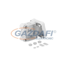 OBO 2005148 X04 SW-RO Leágazódoboz piros fedéllel 114x114x78mm villanyszerelés