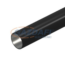 OBO 2046569 S40W SW Acél Páncélcső 3000mm ø40mm PES50 - Polyester/Epoxid fekete villanyszerelés