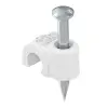 OBO 2225425 2006 35 RW Iso Nagel-Clip 6mm, L35 hófehér polipropilén