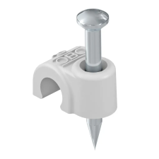 OBO 2227517 2007 25 LGR Iso Nagel-Clip 7mm, L25 világosszürke polipropilén villanyszerelés