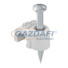 OBO 2227916 2011 35 LGR Iso Nagel-Clip 11mm, L35 világosszürke polipropilén villanyszerelés