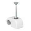 OBO 2228686 2025 18 RW Haft Clip 4-7mm, L18 hófehér polipropilén