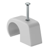 OBO 2228904 2028 40 LGR Haft Clip 14-17mm, L40 világosszürke polipropilén