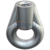 OBO 3463583 2084 M8 G Gyűrűs Szem M8 galvanikusan horganyzott cink présöntvény