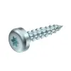 OBO 3498100 BSKH-S6030 Csavar bordázott 6x30mm acél galvanikusan horganyzott, átlátszóra passziválva