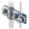 OBO 5001226 2710 25 Csatlakozóbilincs OMEX-földelőhöz ø25mm merítetten tűzihorganyzott acél