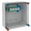 OBO 5096875 MCD 50-B 3+1-VG Coordinatedlightningcontroller 1. típusú készlet, készülékházba, 255V