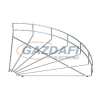 OBO 6002226 GRB 90 520 FT 90°-Os Ív Rácsos Kábeltálcához 55x200mm merítetten tűzihorganyzott acél