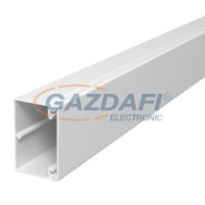 OBO 6020887 WDK40060CW Fali És Mennyezeti Csatorna fenékperforálással 40x60x2000mm krémfehér PVC villanyszerelés