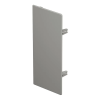 OBO 6024904 WDK HE100230GR Véglezáróelem 100x230mm kőszürke PVC