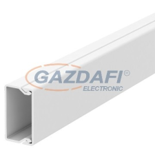 OBO 6026362 WDK20035GR Fali És Mennyezeti Csatorna fenékperforálással 20x35x2000mm kőszürke PVC villanyszerelés