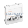OBO 6104736 MTG-DVI S AL1 Modul 45 Dvi Csatlakozó Aljzat Hüvely csavaros rögzítéssel 45x45mm festett alumínium polikarbonát