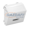 OBO 6104820 MTS-HD S AL1 Modul 45 Hdmi Csatlakozó Aljzat Hüvely csavaros rögzítéssel 45x45mm festett alumínium polikarbonát